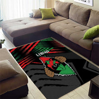Libya In My Veins Area Rug - Wonder Print Shop