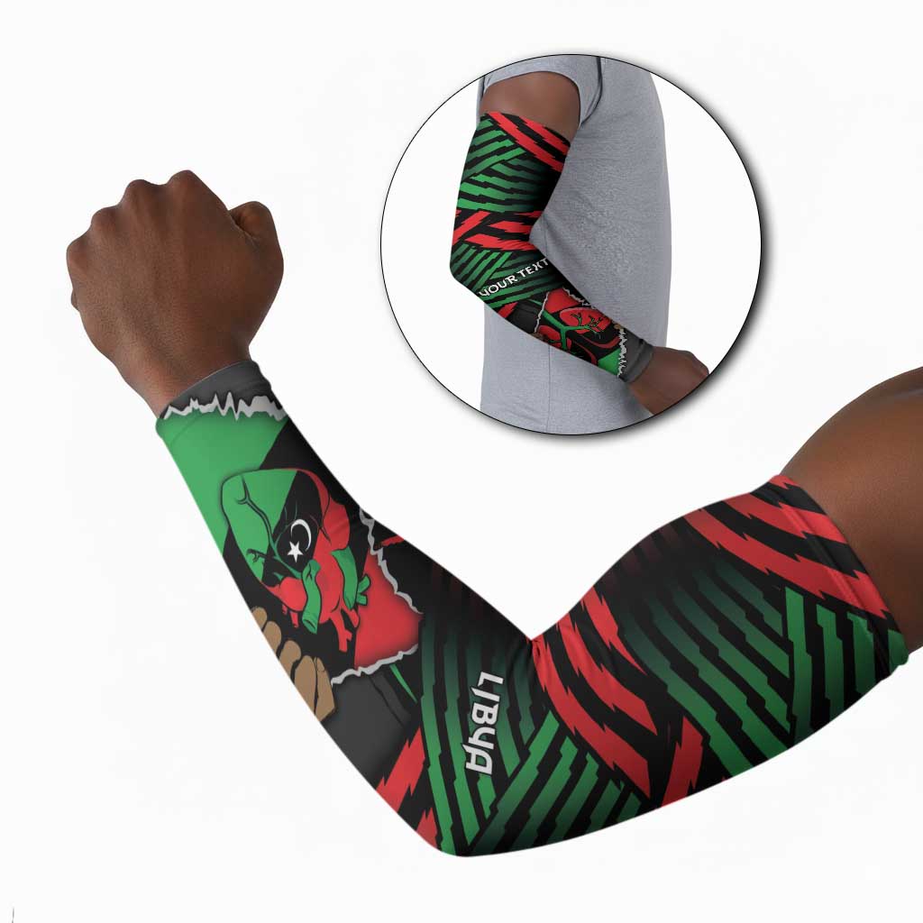 Personalized Libya In My Veins Arm Sleeves - Wonder Print Shop