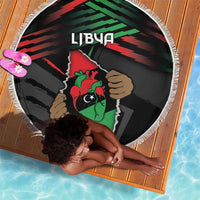 Libya In My Veins Beach Blanket - Wonder Print Shop