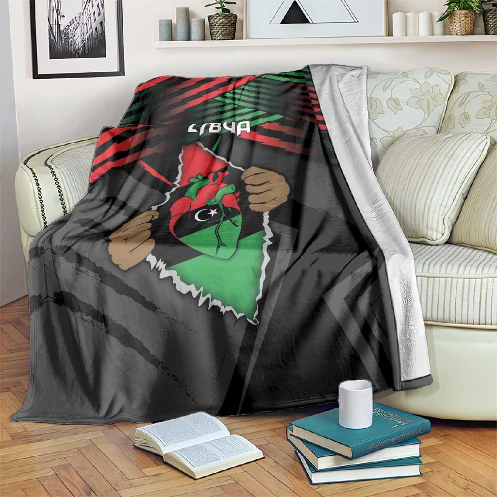 Libya In My Veins Blanket - Wonder Print Shop