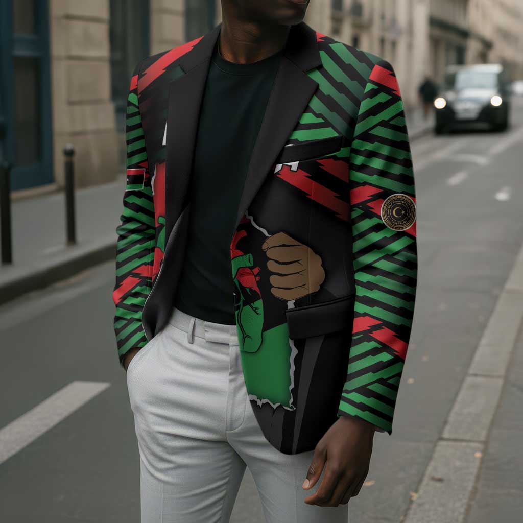 Personalized Libya In My Veins Blazer - Wonder Print Shop