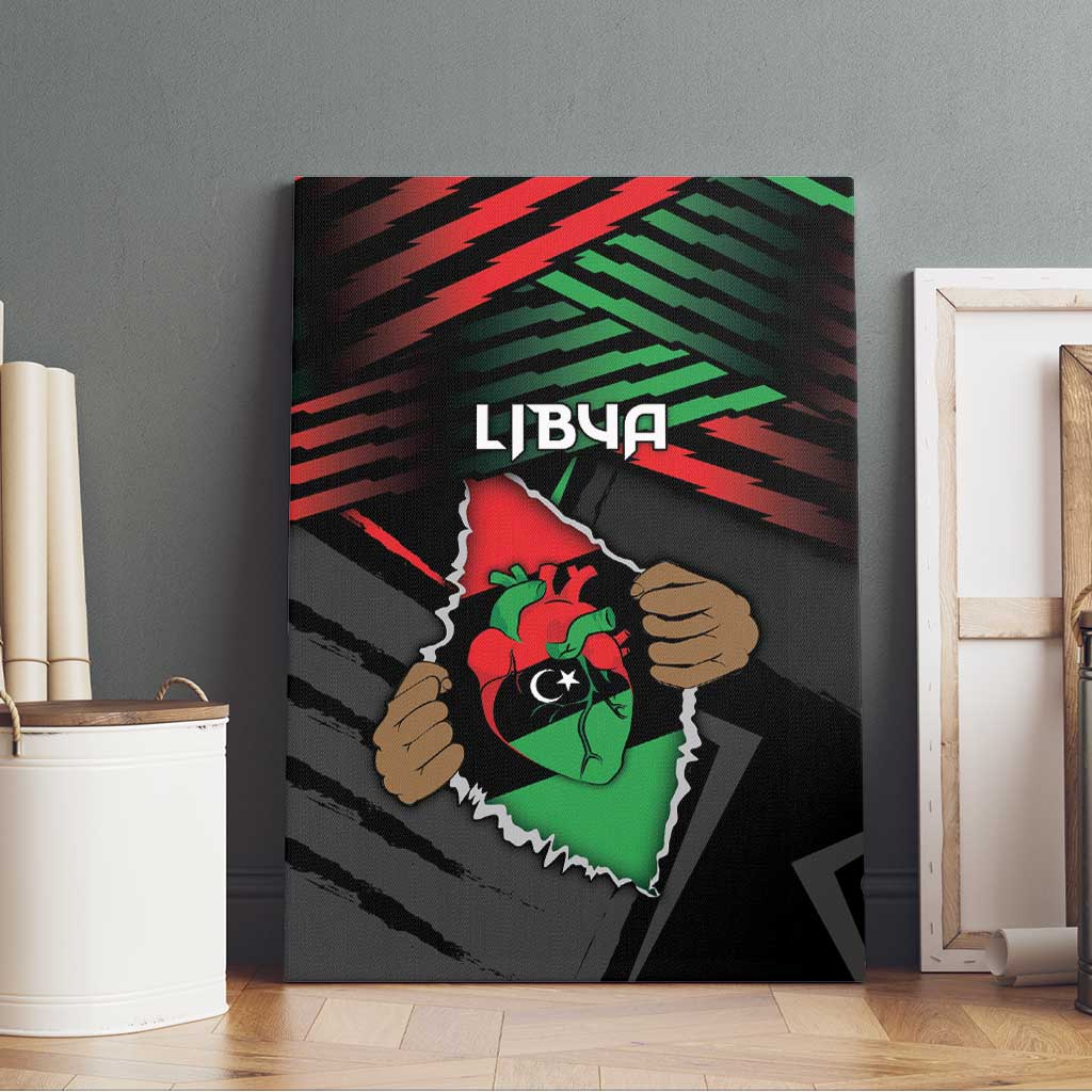 Libya In My Veins Canvas Wall Art - Wonder Print Shop