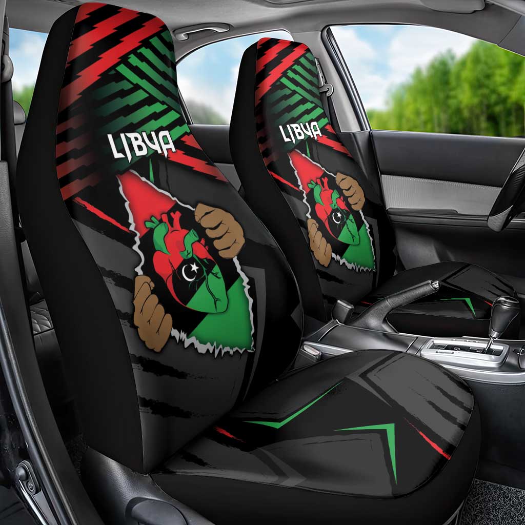 Libya In My Veins Car Seat Cover - Wonder Print Shop