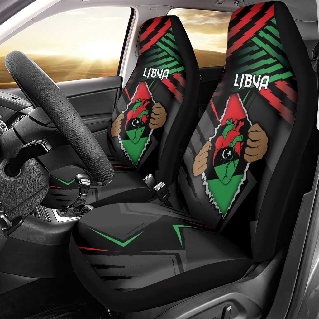 Libya In My Veins Car Seat Cover - Wonder Print Shop