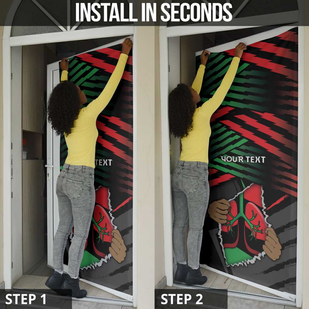 Personalized Libya In My Veins Door Cover - Wonder Print Shop