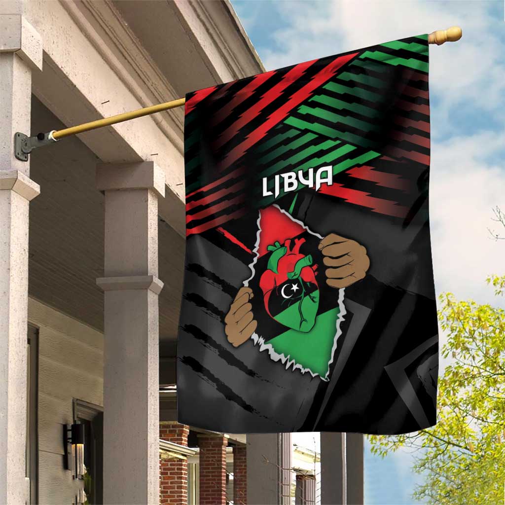Libya In My Veins Garden Flag - Wonder Print Shop
