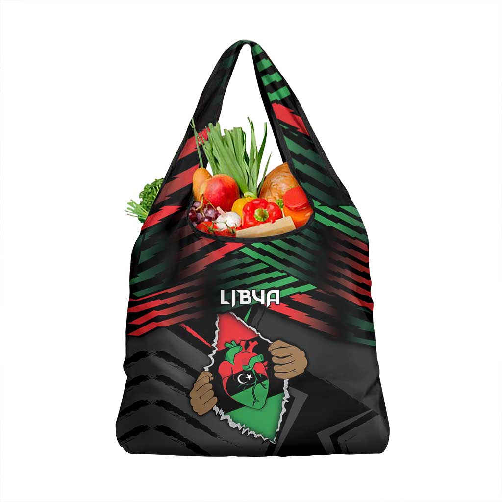 Libya In My Veins Grocery Bag - Wonder Print Shop