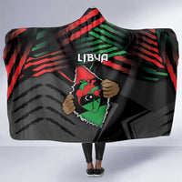Libya In My Veins Hooded Blanket - Wonder Print Shop