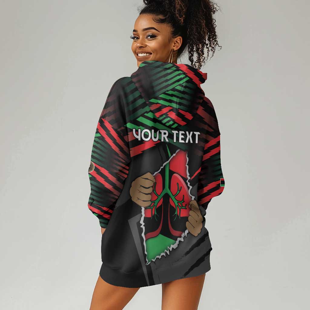 Personalized Libya In My Veins Hoodie Dress - Wonder Print Shop