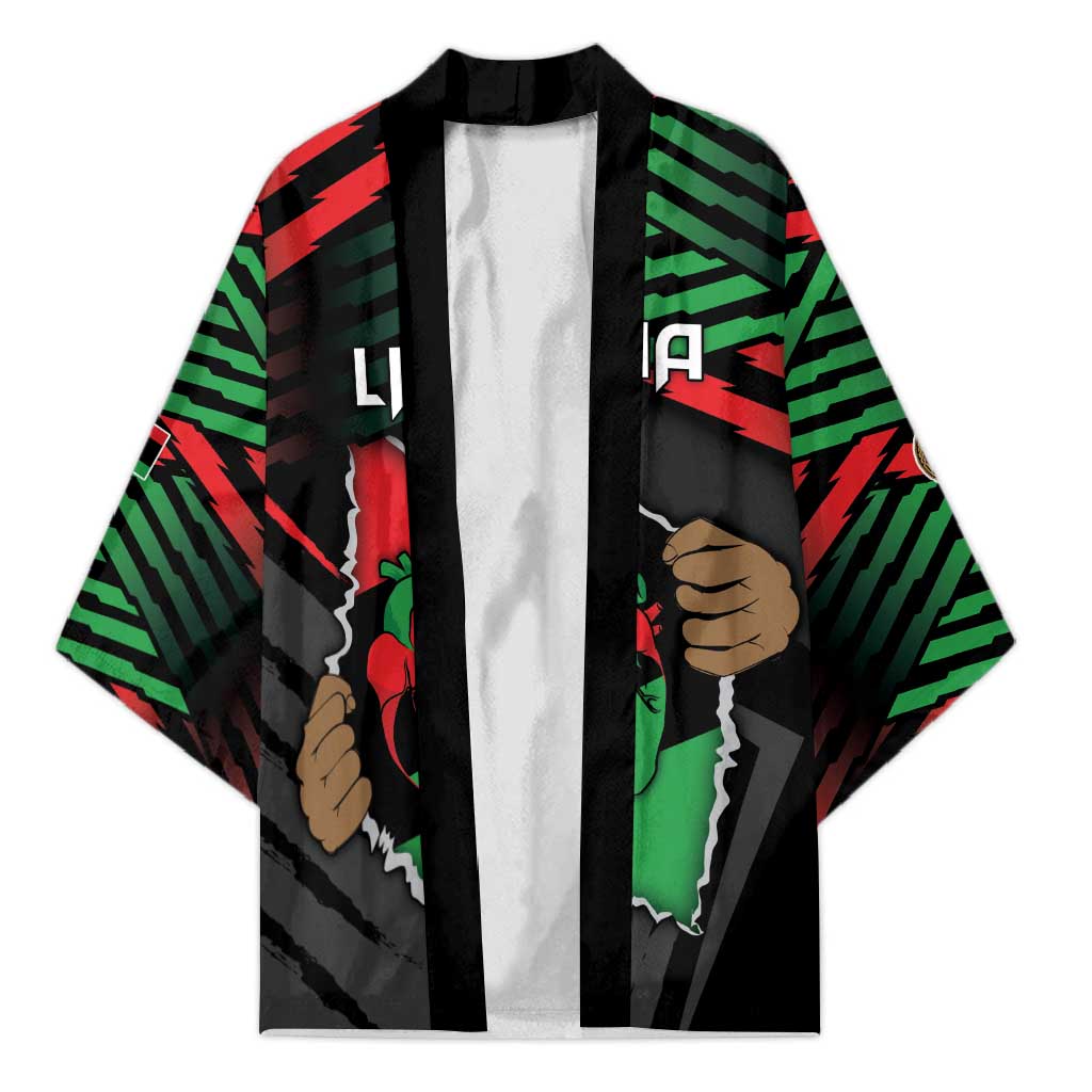 Personalized Libya In My Veins Kimono - Wonder Print Shop