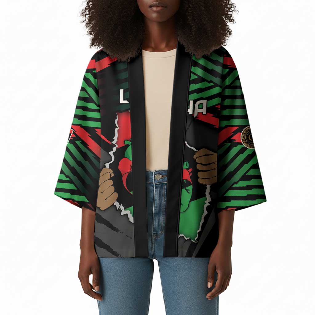 Personalized Libya In My Veins Kimono - Wonder Print Shop