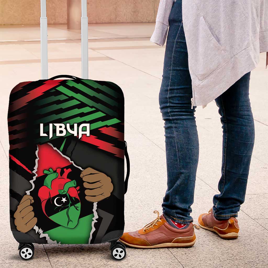Libya In My Veins Luggage Cover - Wonder Print Shop