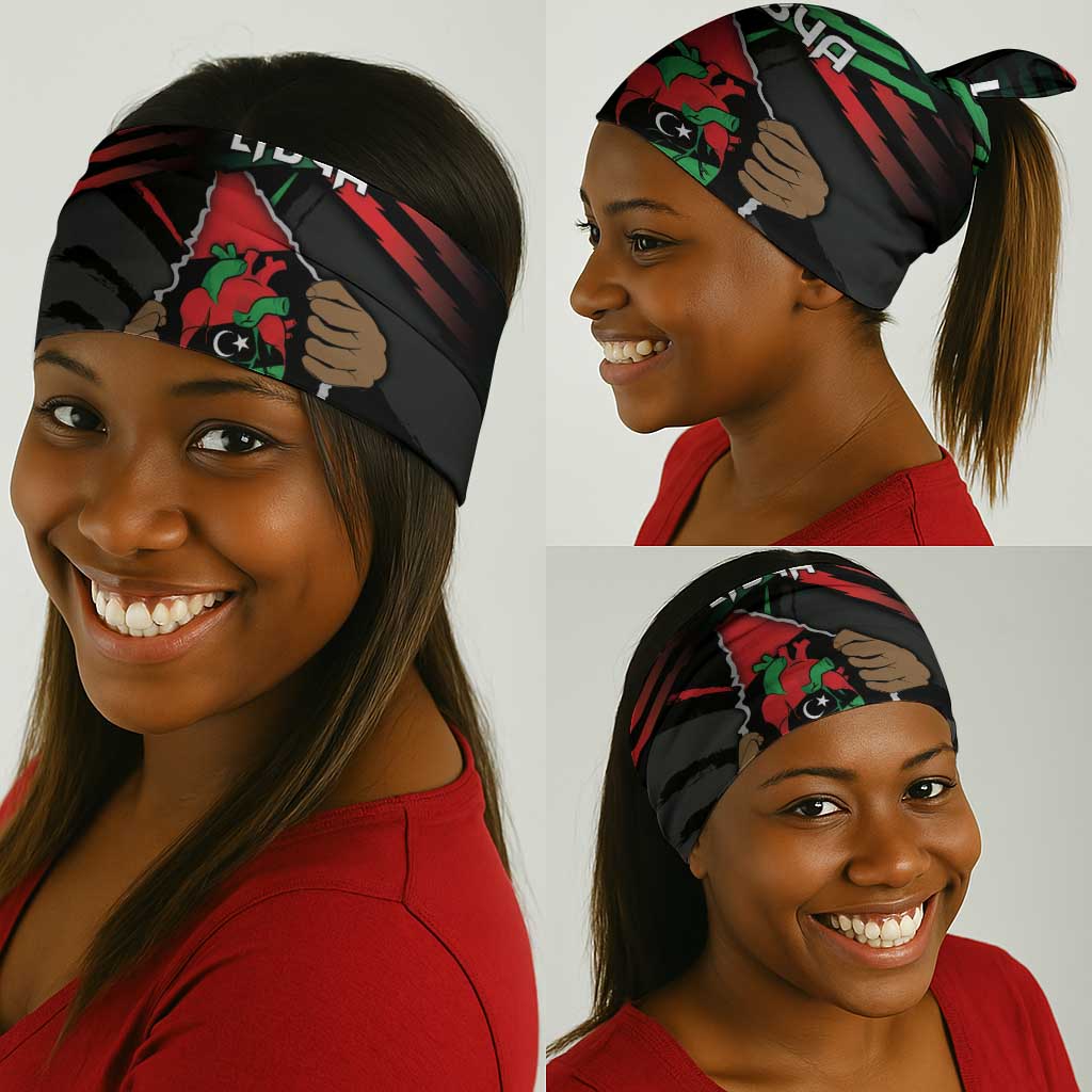 Libya In My Veins Neck Gaiter - Wonder Print Shop