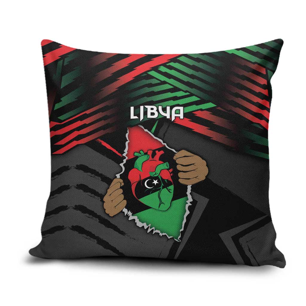 Libya In My Veins Pillow Cover - Wonder Print Shop