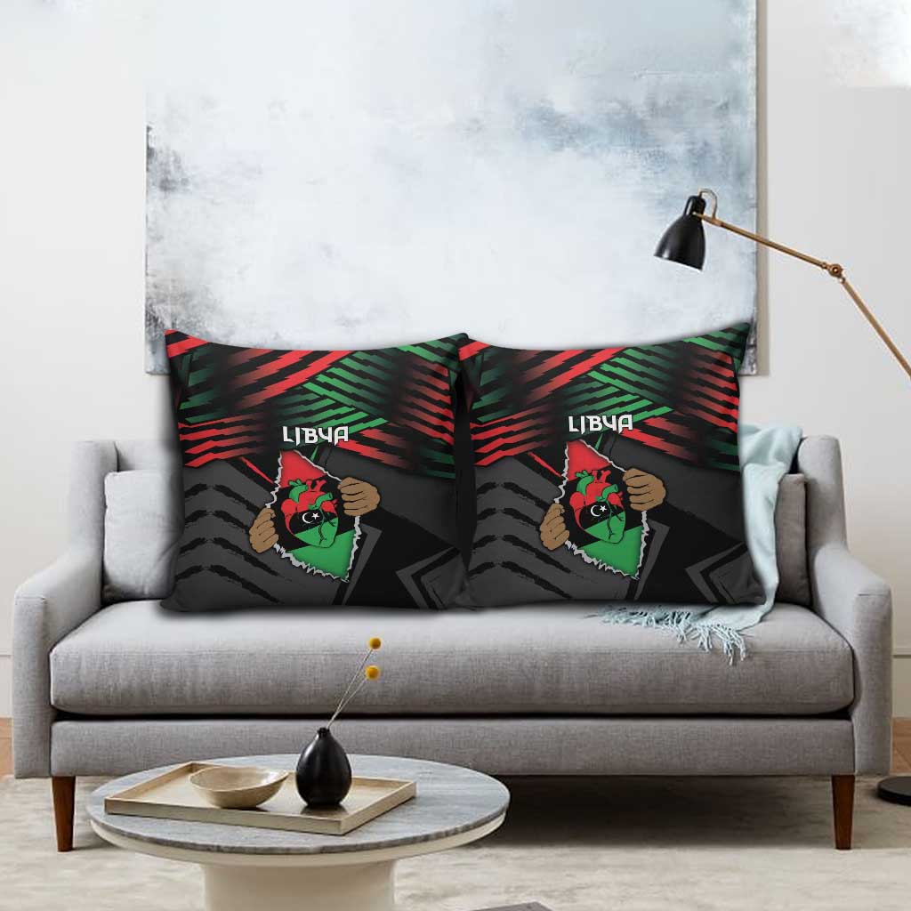 Libya In My Veins Pillow Cover - Wonder Print Shop