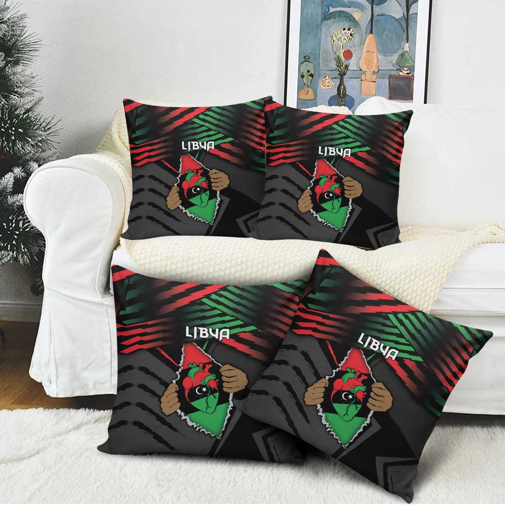 Libya In My Veins Pillow Cover - Wonder Print Shop