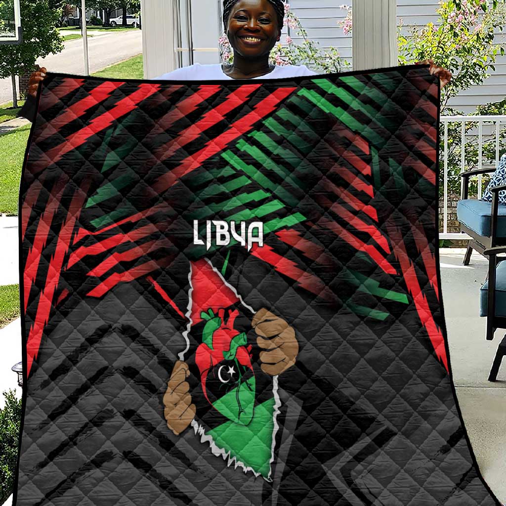 Libya In My Veins Quilt - Wonder Print Shop