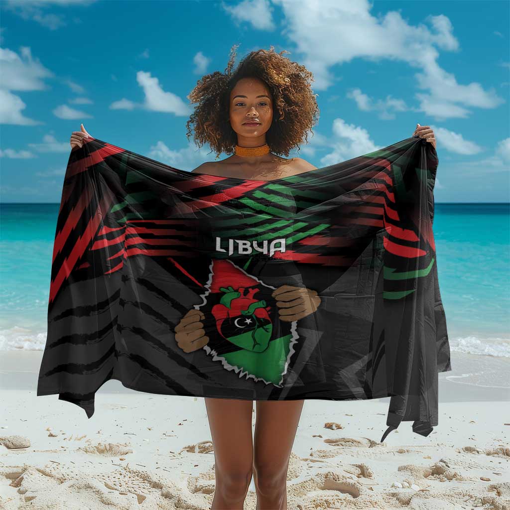 Libya In My Veins Sarong - Wonder Print Shop