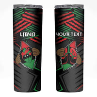 Personalized Libya In My Veins Skinny Tumbler - Wonder Print Shop