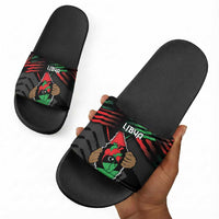 Libya In My Veins Slide Sandals - Wonder Print Shop