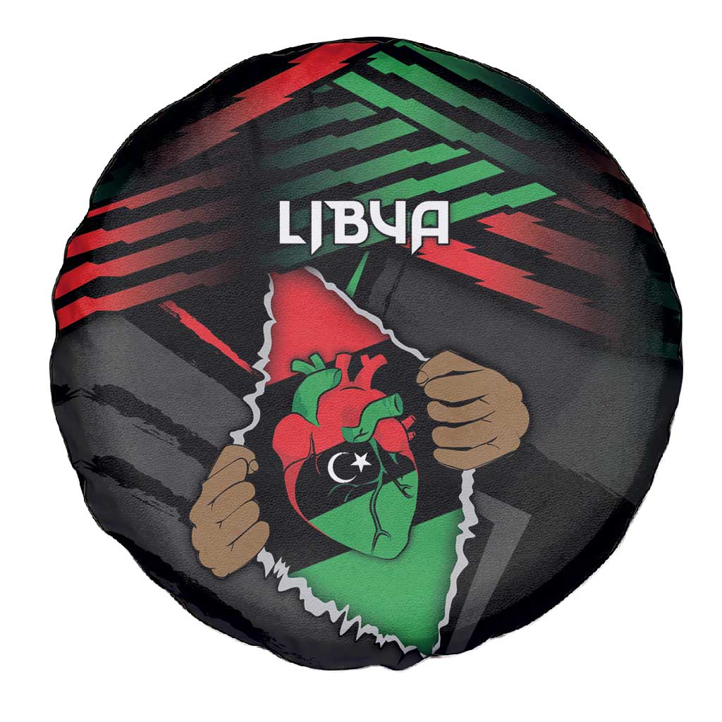 Libya In My Veins Spare Tire Cover - Wonder Print Shop