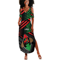 Personalized Libya In My Veins Summer Maxi Dress - Wonder Print Shop