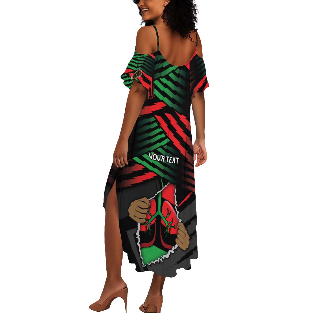 Personalized Libya In My Veins Summer Maxi Dress - Wonder Print Shop