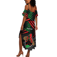 Personalized Libya In My Veins Summer Maxi Dress - Wonder Print Shop