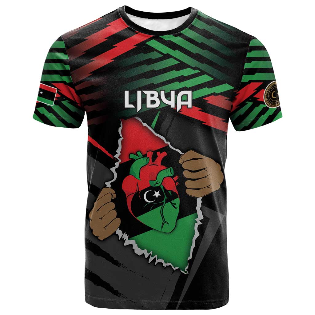 Personalized Libya In My Veins T shirt - Wonder Print Shop