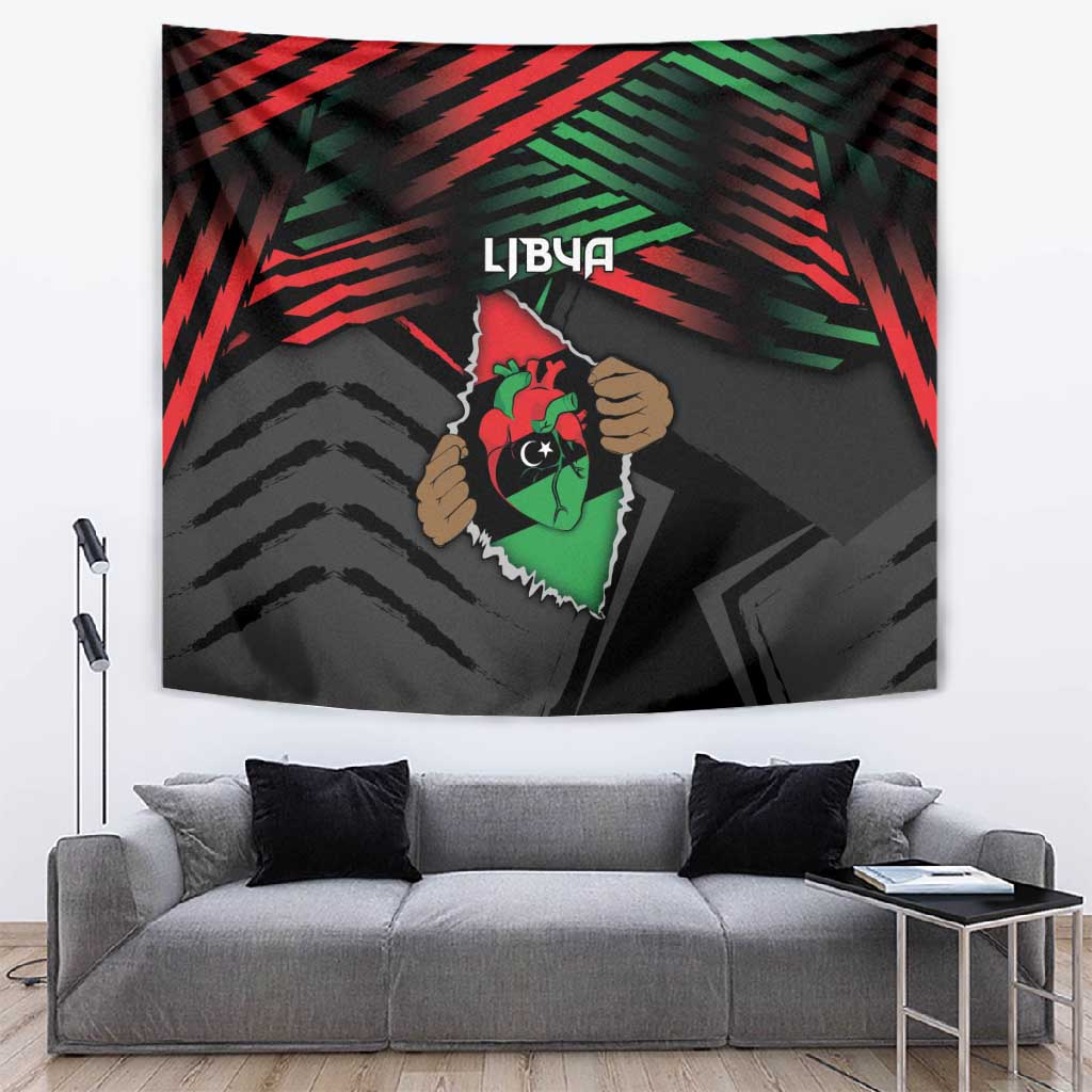 Libya In My Veins Tapestry - Wonder Print Shop