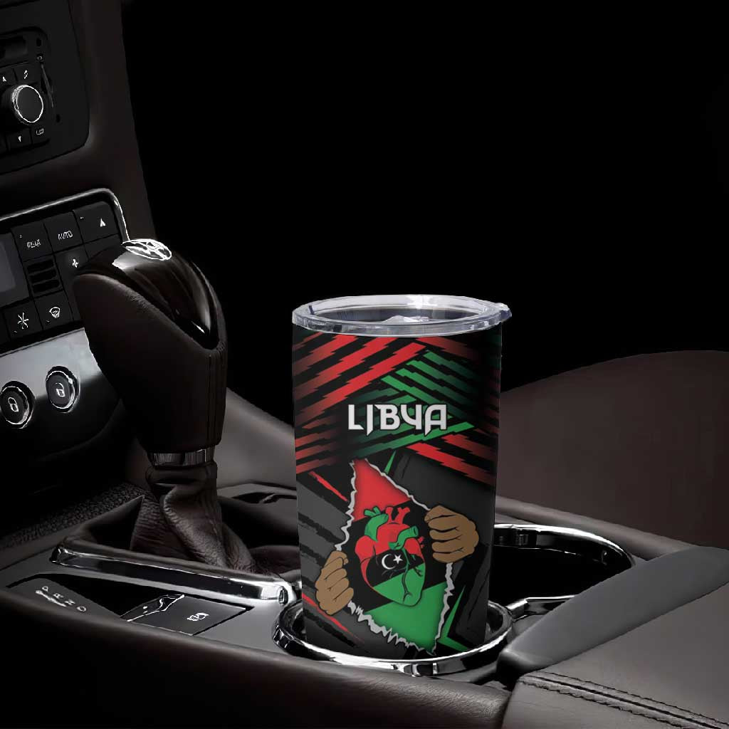 Personalized Libya In My Veins Tumbler Cup - Wonder Print Shop
