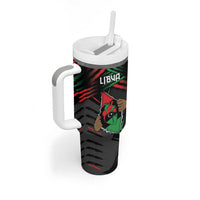 Personalized Libya In My Veins Tumbler With Handle - Wonder Print Shop