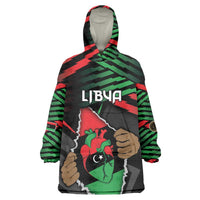 Personalized Libya In My Veins Wearable Blanket Hoodie - Wonder Print Shop