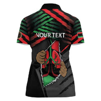 Personalized Libya In My Veins Women Polo Shirt - Wonder Print Shop