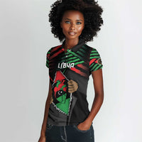 Personalized Libya In My Veins Women Polo Shirt - Wonder Print Shop