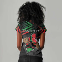 Personalized Libya In My Veins Women V-Neck T-Shirt - Wonder Print Shop