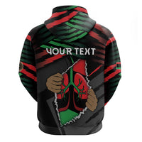 Personalized Libya In My Veins Zip Hoodie - Wonder Print Shop