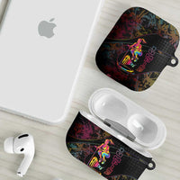 Jumping Fitness AirPods Case Trampoline Workout Pop Art