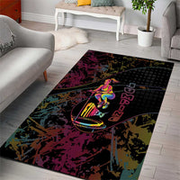 Jumping Fitness Area Rug Trampoline Workout Pop Art