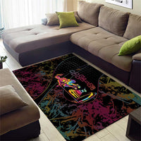 Jumping Fitness Area Rug Trampoline Workout Pop Art