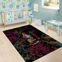 Jumping Fitness Area Rug Trampoline Workout Pop Art