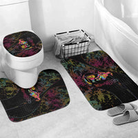 Jumping Fitness Bathroom Set Trampoline Workout Pop Art