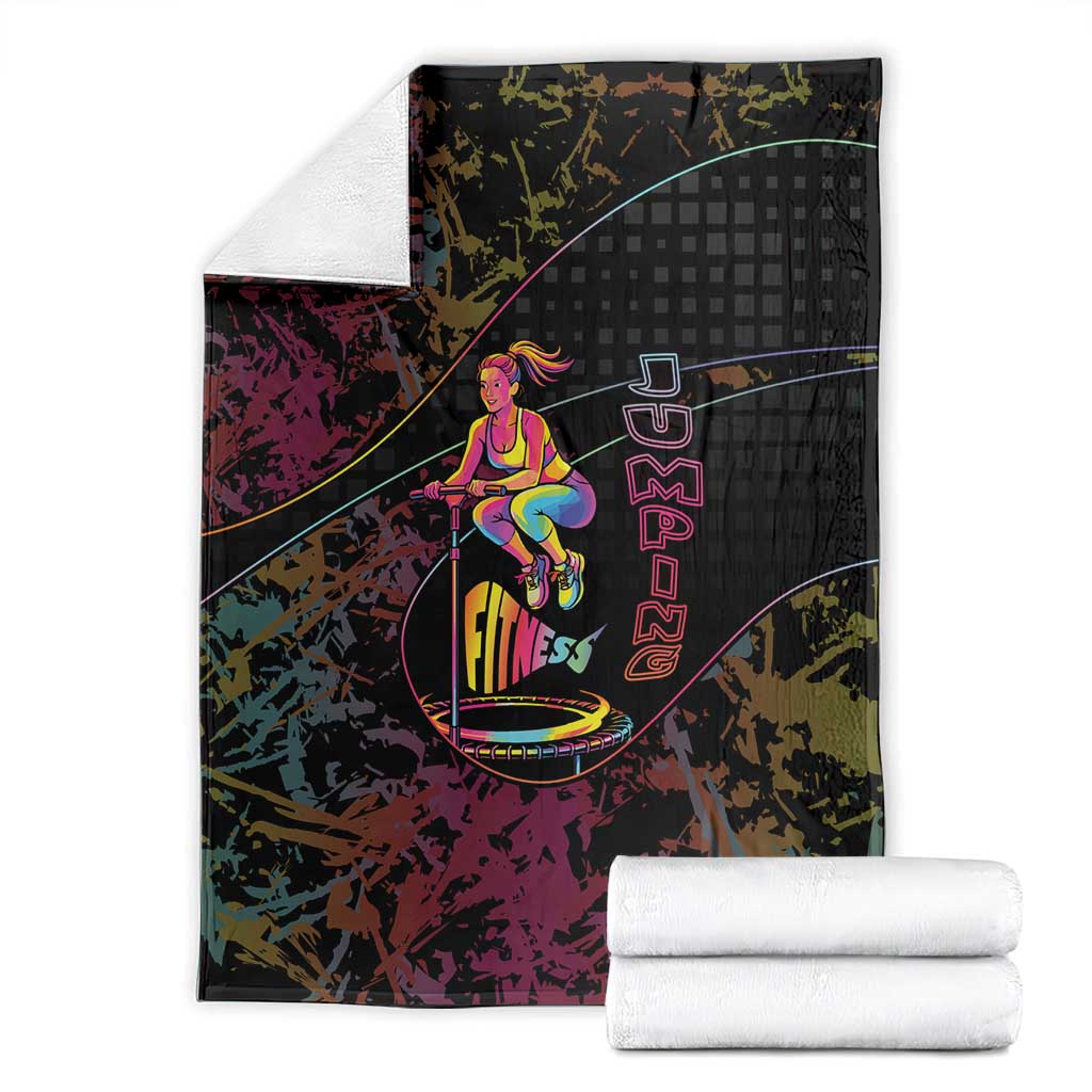 Jumping Fitness Blanket Trampoline Workout Pop Art