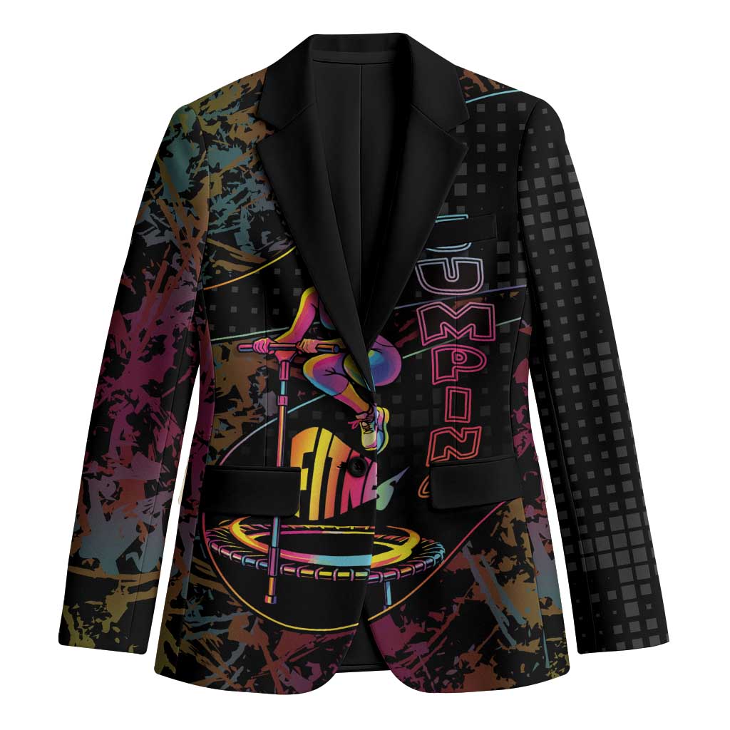 Personalized Jumping Fitness Blazer Trampoline Workout Pop Art