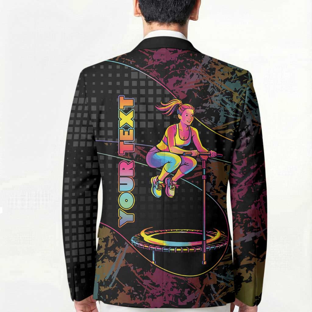 Personalized Jumping Fitness Blazer Trampoline Workout Pop Art