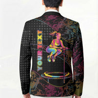 Personalized Jumping Fitness Blazer Trampoline Workout Pop Art