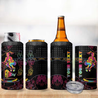 Personalized Jumping Fitness 4 in 1 Can Cooler Tumbler Trampoline Workout Pop Art