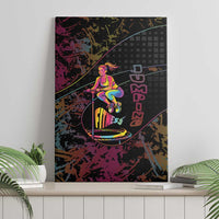 Jumping Fitness Canvas Wall Art Trampoline Workout Pop Art