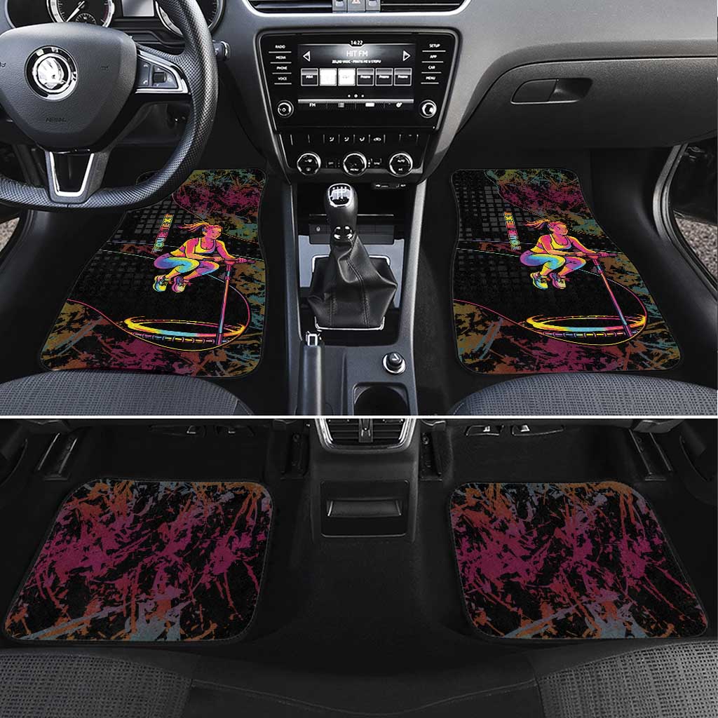 Personalized Jumping Fitness Car Mats Trampoline Workout Pop Art
