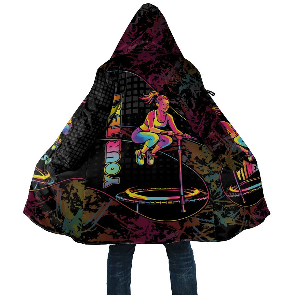 Personalized Jumping Fitness Cloak Trampoline Workout Pop Art